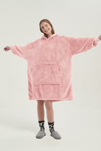 Load image into Gallery viewer, Double-sided fleece hoodie(pink)