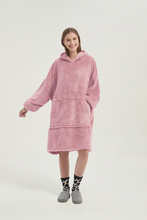 Load image into Gallery viewer, Double-sided fleece hoodie(lotus root starch)