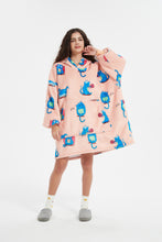 Load image into Gallery viewer, Oversized hoodie(pink cat)