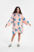Load image into Gallery viewer, Oversized hoodie(pink cat)