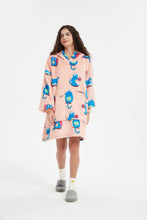 Load image into Gallery viewer, Oversized hoodie(pink cat)