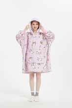 Load image into Gallery viewer, Oversized hoodie (lutas pink cat)