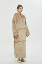 Load image into Gallery viewer, Oversized extra long hoodie(khaki)