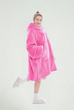 Load image into Gallery viewer, Oversized hoodie(rose red)