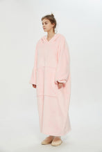 Load image into Gallery viewer, Oversized extra long hoodie(pink)