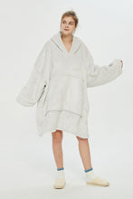 Load image into Gallery viewer, Oversized hoodie(silver grey)