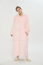 Load image into Gallery viewer, Oversized extra long hoodie(pink)