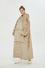 Load image into Gallery viewer, Oversized extra long hoodie(khaki)