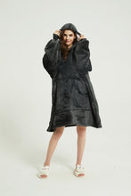 Load image into Gallery viewer, Oversized hoodie(dark grey)