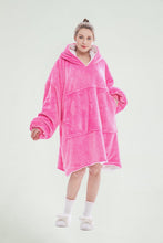 Load image into Gallery viewer, Oversized hoodie(rose red)