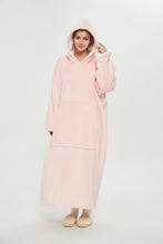 Load image into Gallery viewer, Oversized extra long hoodie(pink)
