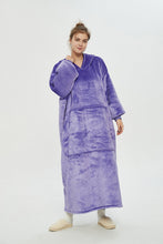 Load image into Gallery viewer, Oversized extra long hoodie(purple)