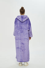 Load image into Gallery viewer, Oversized extra long hoodie(purple)