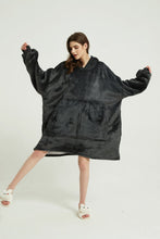 Load image into Gallery viewer, Oversized hoodie(dark grey)