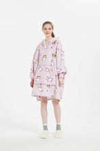 Load image into Gallery viewer, Oversized hoodie (lutas pink cat)
