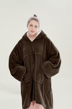 Load image into Gallery viewer, Oversized hoodie（dark brown）

