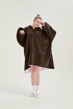 Load image into Gallery viewer, Oversized hoodie（dark brown）
