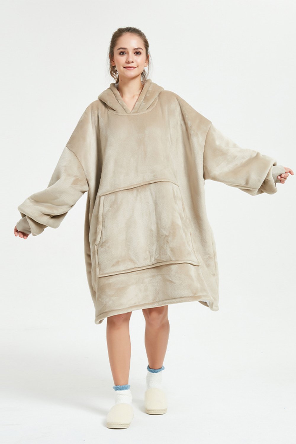 Oversized hoodie（khaki）
