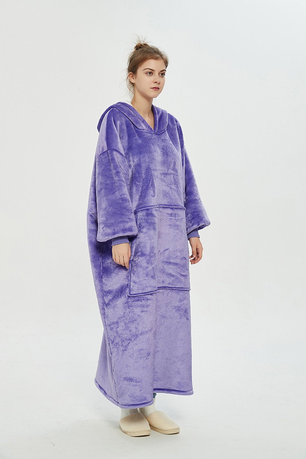 Oversized extra long hoodie（purple）