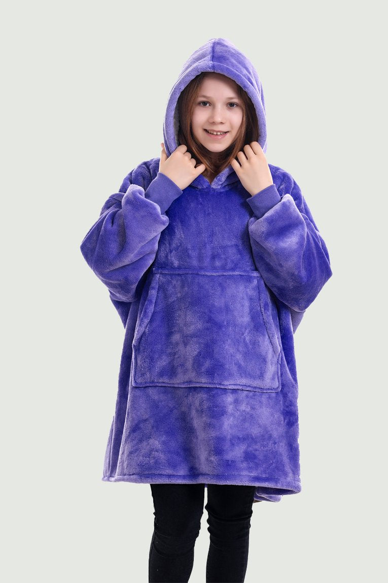 kid oversized hoodie（purple）