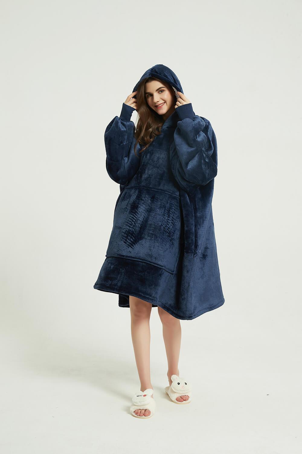 Oversized hoodie（navy blue）