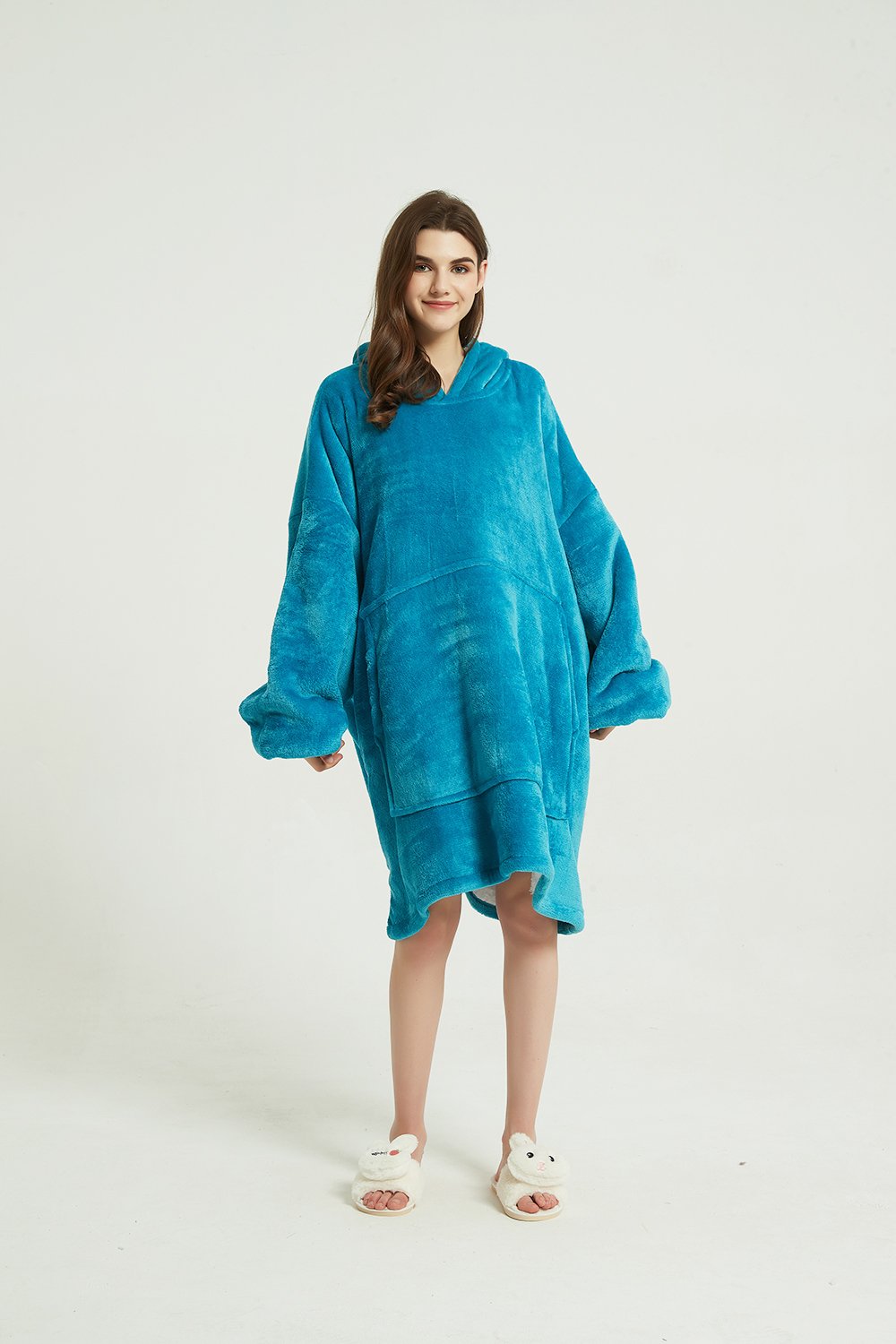 Oversized hoodie（lake blue）