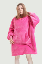 Load image into Gallery viewer, kid oversized hoodie（rose red）
