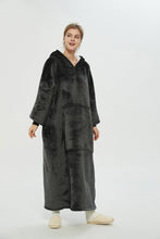 Load image into Gallery viewer, Oversized extra long hoodie（grey）
