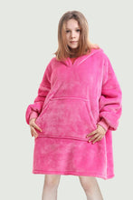 Load image into Gallery viewer, kid oversized hoodie（rose red）
