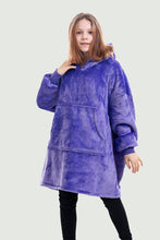 Load image into Gallery viewer, kid oversized hoodie（purple）
