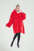 Load image into Gallery viewer, Oversized hoodie (red)
