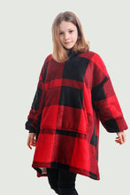 Load image into Gallery viewer, kid oversized hoodie（grid）

