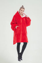 Load image into Gallery viewer, Oversized hoodie (red)
