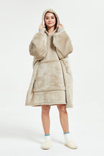Load image into Gallery viewer, Oversized hoodie（khaki）
