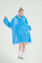 Load image into Gallery viewer, Oversized hoodie (Light blue)
