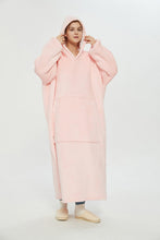 Load image into Gallery viewer, Oversized extra long hoodie（pink）
