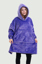 Load image into Gallery viewer, kid oversized hoodie（purple）
