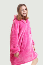 Load image into Gallery viewer, kid oversized hoodie（rose red）
