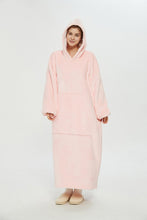 Load image into Gallery viewer, Oversized extra long hoodie（pink）
