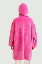 Load image into Gallery viewer, kid oversized hoodie（rose red）
